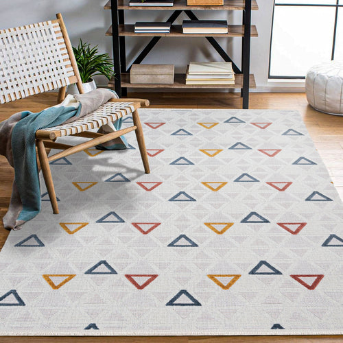 Keyson Geometrik Polyester Makine Halısı