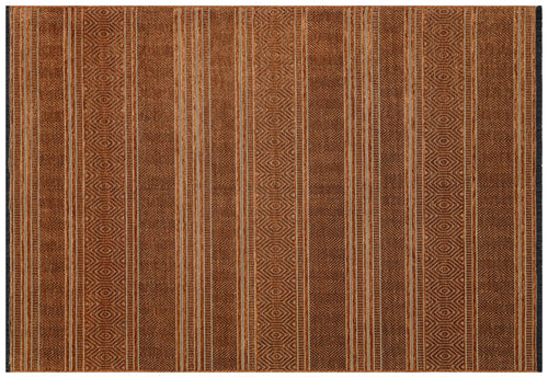 Halınet Atlanta Kiremit Geometrik Polyester Makine Halısı