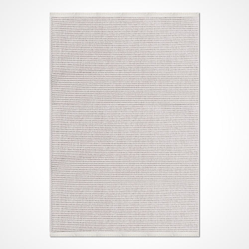 Krem Düz Polyester Makine Halısı