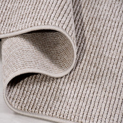 Bej Düz Polyester Makine Halısı