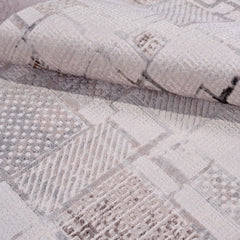 Kahverengi Modern Akrilik Makine Halısı