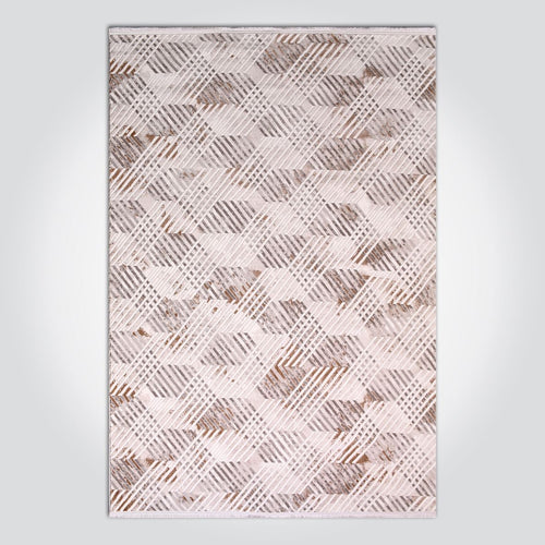 Kahverengi Modern Polyester Makine Halısı