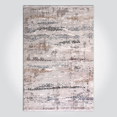 Kahverengi Modern Polyester Makine Halısı
