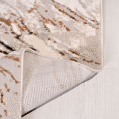 Kahverengi Modern Polyester Makine Halısı
