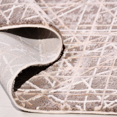 Kahverengi Modern Polyester Makine Halısı