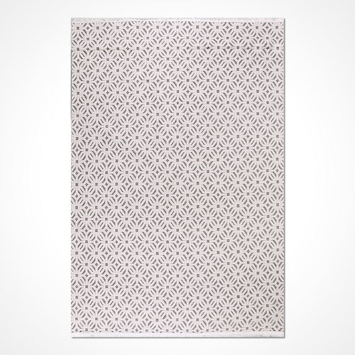 Gri Modern Polyester Makine Halısı