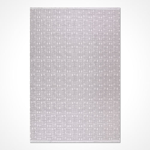 Gri Modern Polyester Makine Halısı