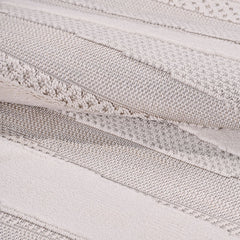 Krem Modern Polyester Makine Halısı