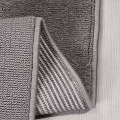 Gri Modern Polyester Makine Halısı