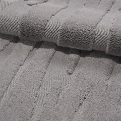 Gri Modern Polyester Makine Halısı