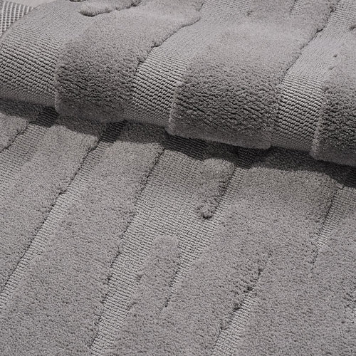 Gri Modern Polyester Makine Halısı