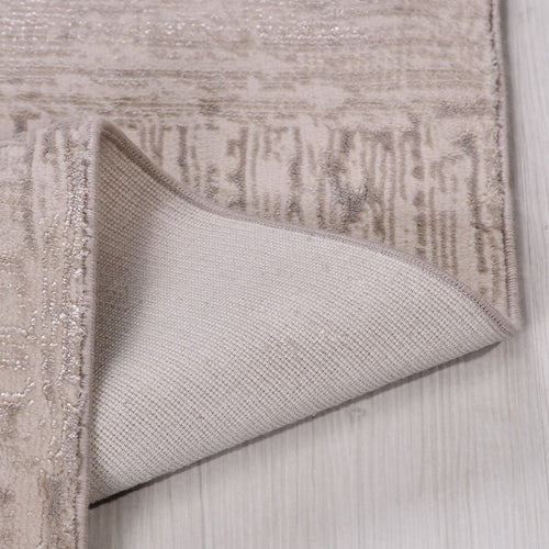Krem Modern Polyester Makine Halısı