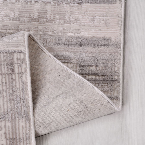 Gri Modern Akrilik Makine Halısı