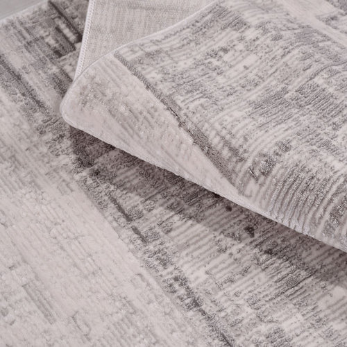 Gri Modern Akrilik Makine Halısı
