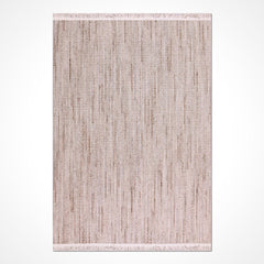 Bej Modern Polyester Makine Halısı