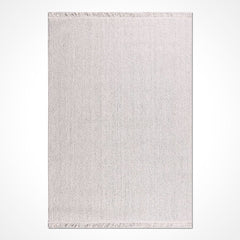 Beyaz Düz Polyester Makine Halısı