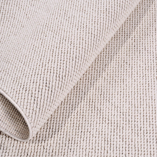 Beyaz Düz Polyester Makine Halısı