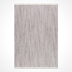 Krem Modern Polyester Makine Halısı