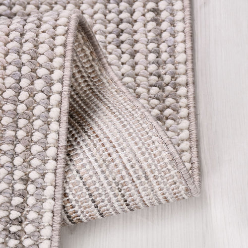 Krem Modern Polyester Makine Halısı