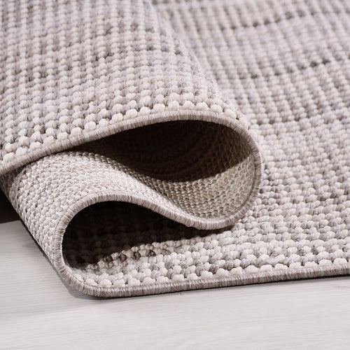 Krem Modern Polyester Makine Halısı