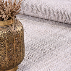 Gri Modern Polyester Makine Halısı