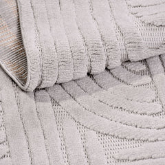 Krem Modern Sisal Makine Halısı