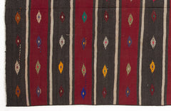 Girit Bej Çizgili Yün El Dokuma Halısı 165 x 307 Apex Unique