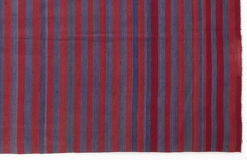 Girit Bej Çizgili Yün El Dokuma Halısı 145 x 335 Apex Unique
