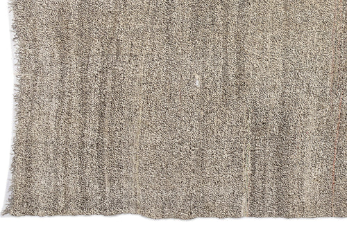 Girit Bej Çizgili Yün El Dokuma Halısı 164 x 313 Apex Unique