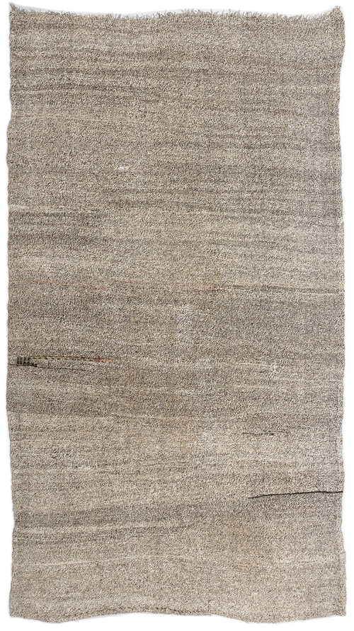 Girit Bej Çizgili Yün El Dokuma Halısı 164 x 313 Apex Unique