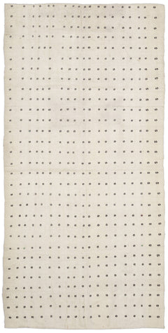 Girit Bej Figürlü Yün El Dokuma Halısı 147 x 291 Apex Unique