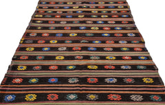 Girit Bej Çizgili Yün El Dokuma Halısı 172 x 333 Apex Unique