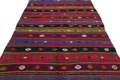 Girit Bej Çizgili Yün El Dokuma Halısı 185 x 350 Apex Unique