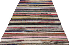 Girit Bej Çizgili Yün El Dokuma Halısı 175 x 338 Apex Unique