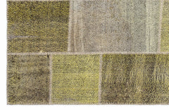 Teselya Pembe Patchwork Yün El Dokuma Halısı 160 x 230 Apex Unique