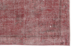 Atina Kırmızı Eskitme Yün El Dokuma Halısı 165 x 306 Apex Unique