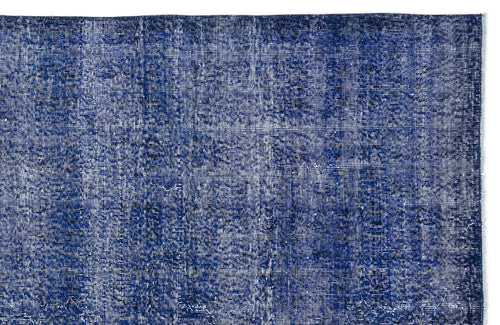 Atina Mavi Eskitme Yün El Dokuma Halısı 188 x 295 Apex Unique