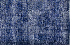 Atina Mavi Eskitme Yün El Dokuma Halısı 188 x 295 Apex Unique