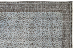 Atina Mavi Eskitme Yün El Dokuma Halısı 149 x 271 Apex Unique