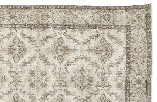 Atina Bej Eskitme Yün El Dokuma Halısı 190 x 307 Apex Unique