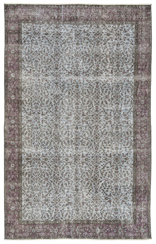 Atina Mavi Eskitme Yün El Dokuma Halısı 164 x 270 Apex Unique