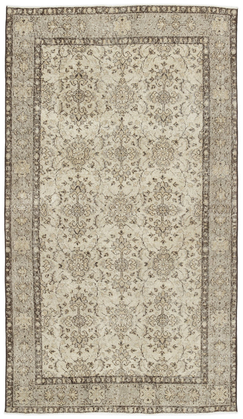 Atina Bej Eskitme Yün El Dokuma Halısı 147 x 260 Apex Unique