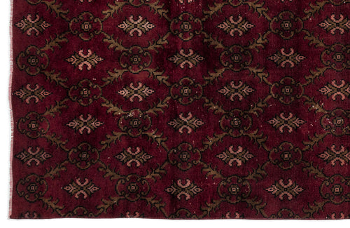 Atina Bordo Eskitme Yün El Dokuma Halısı 147 x 284 Apex Unique