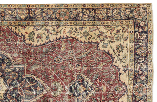 Atina Bordo Klasik Yün El Dokuma Halısı 156 x 292 Apex Unique