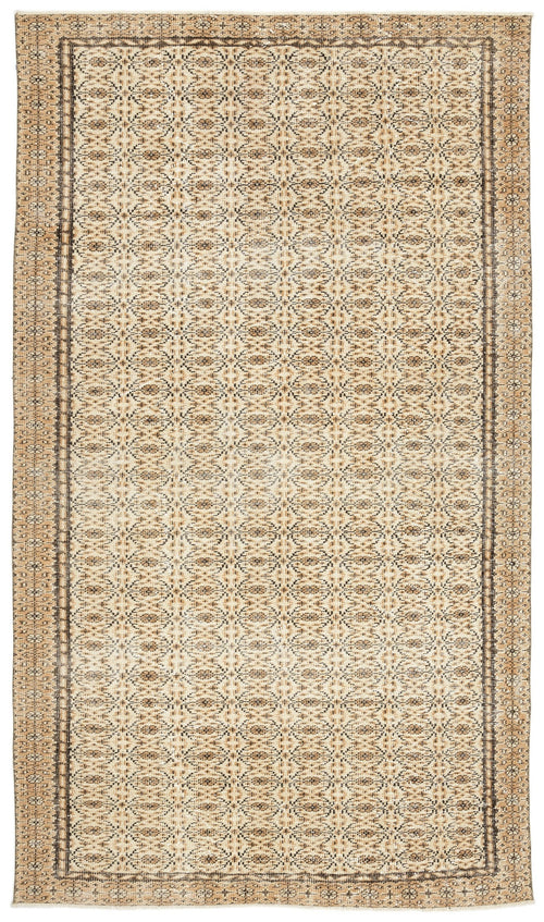 Atina Bej Eskitme Yün El Dokuma Halısı 178 x 307 Apex Unique