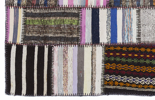 Teselya Bej Çizgili Yün El Dokuma Halısı 160 x 230 Apex Unique