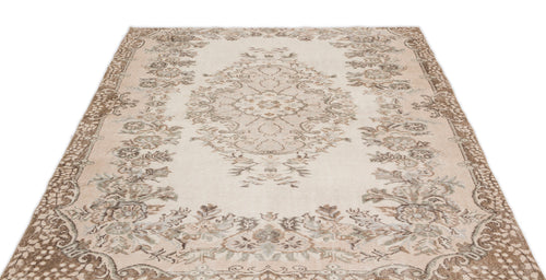 Atina Bej Eskitme Yün El Dokuma Halısı 170 x 255 Apex Unique