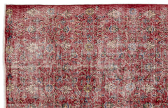 Atina Kırmızı Eskitme Yün El Dokuma Halısı 175 x 268 Apex Unique