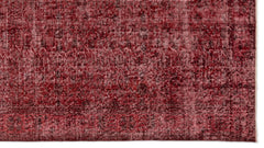 Atina Kırmızı Eskitme Yün El Dokuma Halısı 156 x 285 Apex Unique