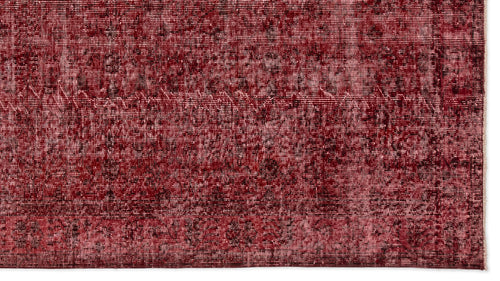 Atina Kırmızı Eskitme Yün El Dokuma Halısı 156 x 285 Apex Unique